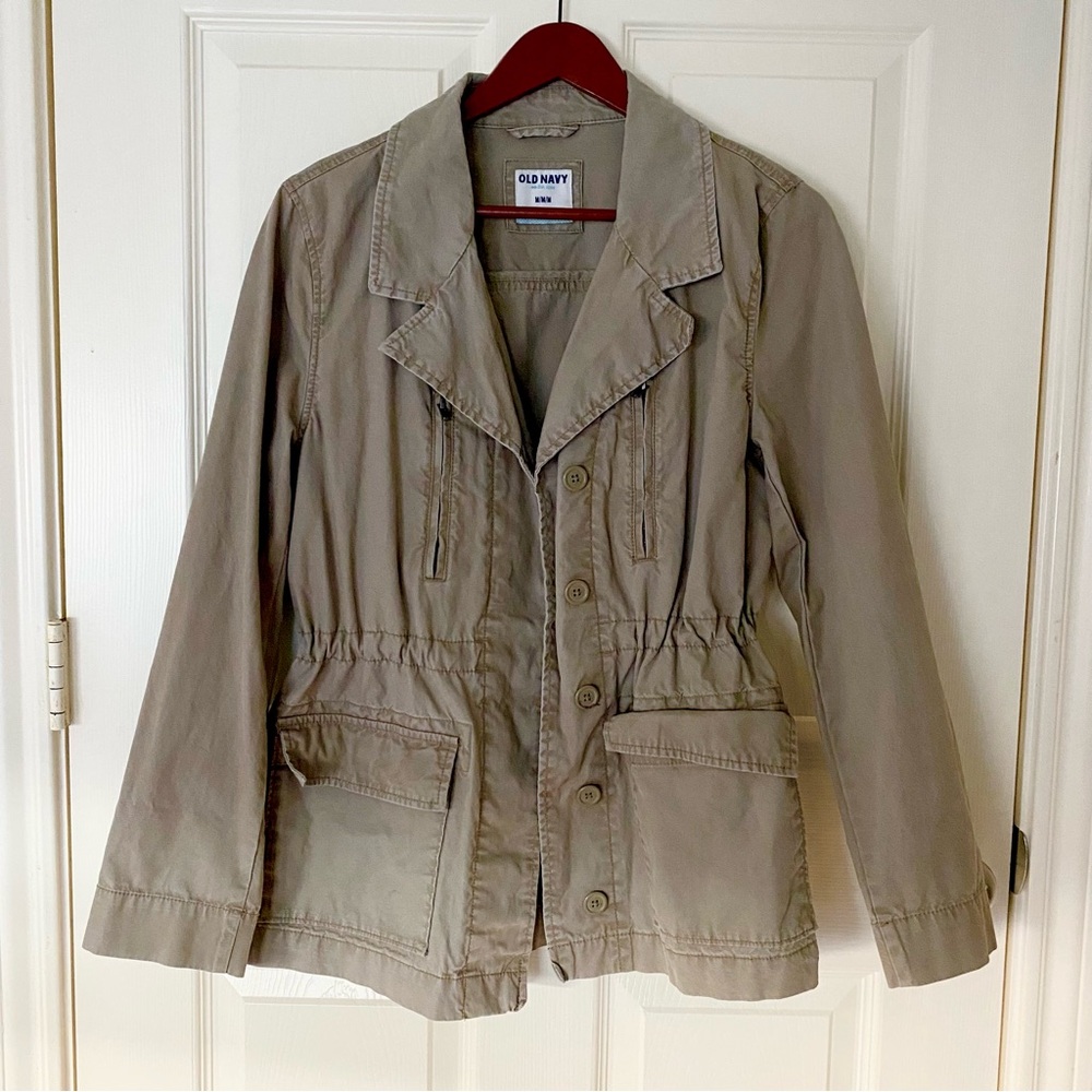 Old Navy Tan Utility Jacket Size M